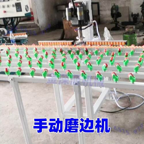简易小型玻璃直线除膜玻璃倒角机快速倒棱机倒角机异型机磨边机
