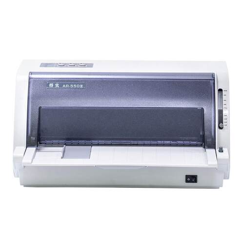 得实打印机AR550II 24针82列440字/秒1+6票据打印机