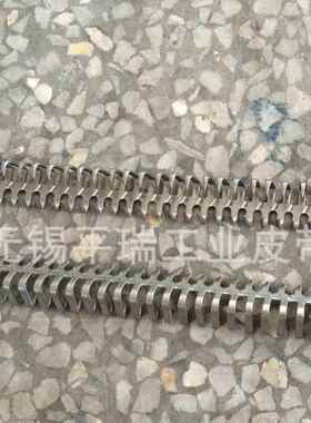 坡钢扣接PV带C草绿色爬坡带扣接花纹传432爬带送防滑带扣接