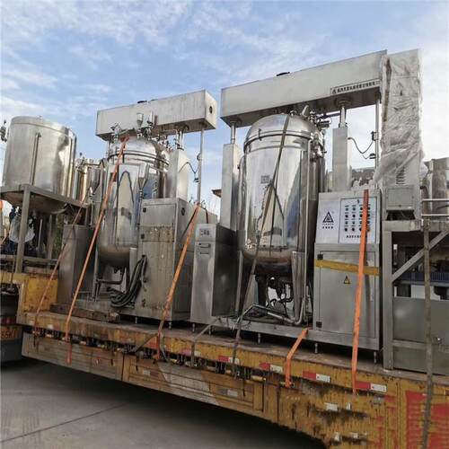 出售均质乳化机500乳化锅真空乳化机高剪切乳化机化妆品生产设备