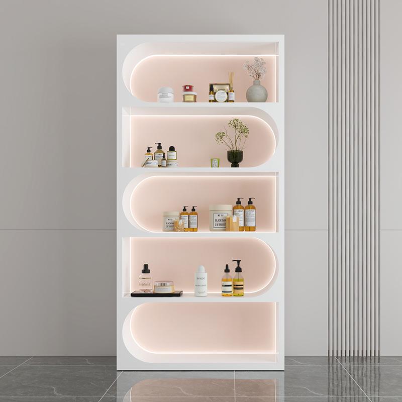 烤容漆产品展示厅柜直播间橱窗时尚鞋包展/手办陈列美化妆品展柜