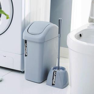 窄缝垃圾桶扁长型化妆室夹缝垃圾筒厨房废纸桶小纸篓有盖厕所家用