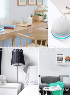 亚马逊Echo DoOOPSCOOLt 4th5th智桌面架支能家庭音/箱配件收纳电