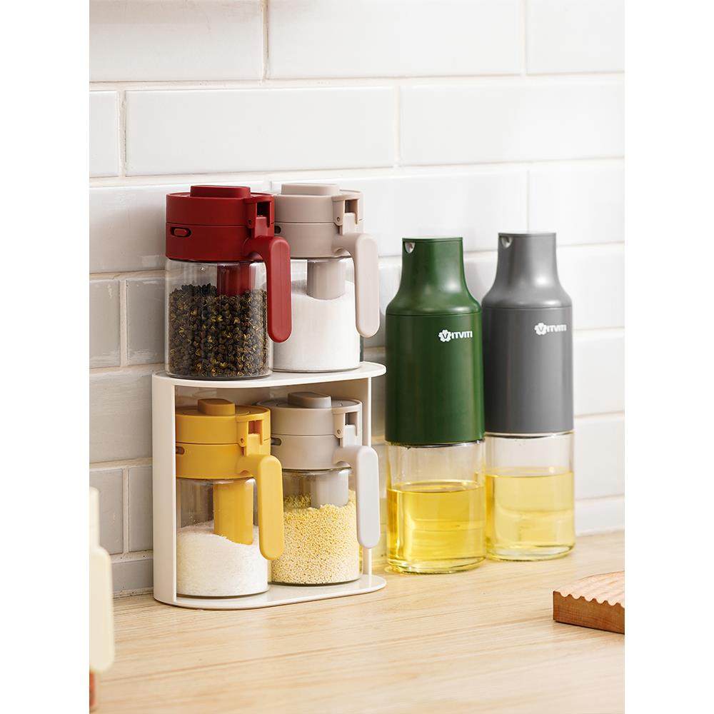 密封调料盒罐厨房家用多功能定量收纳盒调味料瓶罐盐罐组合套装,厨房/烹饪用具,调味瓶罐/调料研磨器,淘宝优惠券,粉丝福利购,淘宝优惠卷