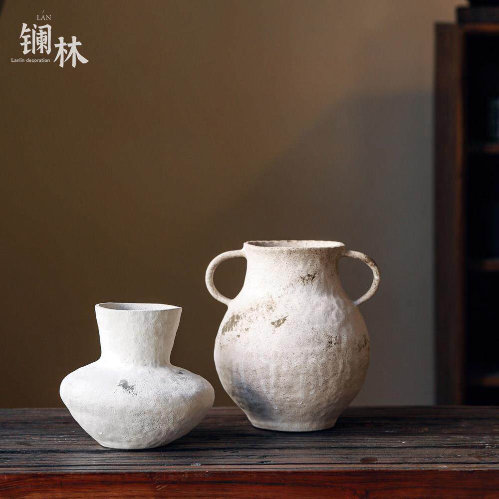 侘寂花瓶客厅摆件培插花T-492复古禅意家居风民宿茶室装水饰粗艺