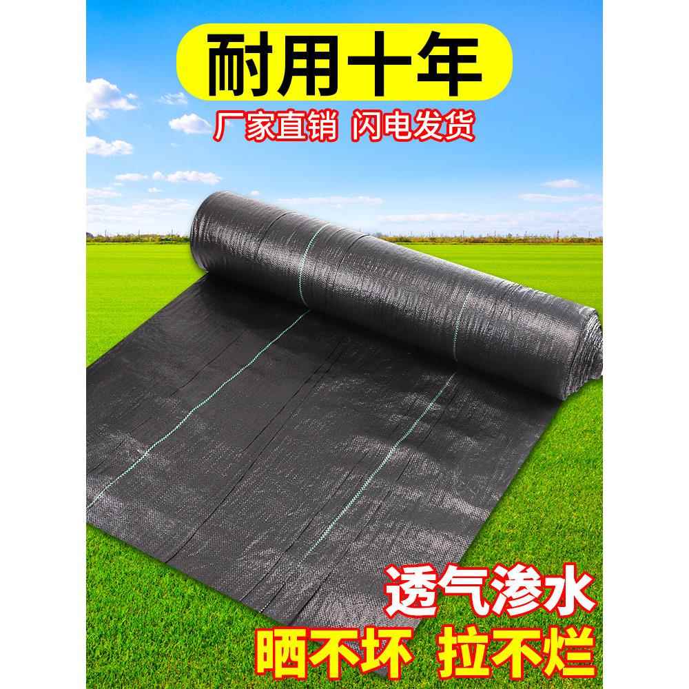 防草布除草布耐用地膜底布果树果园农用黑色加厚种植槟榔防草布