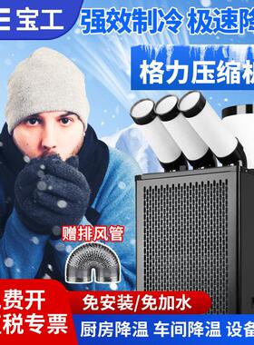 BGE宝工移动空调工业压缩机制冷风商用All厨房工厂冷气机设备