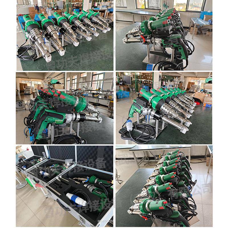 600W双加热挤出式塑料焊接机PP手提大焊枪PE土工膜自动挤压焊机
