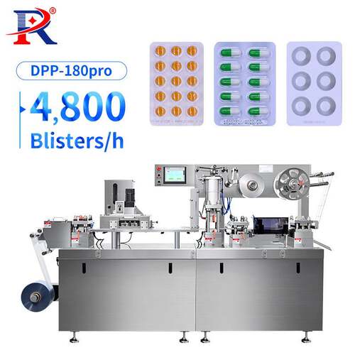 DPP Flat Plate Aluminum Plastic Blister Packing Machine