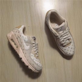 耐克 Nike Air Max90 NRG淡粉波点男女运动休闲跑步鞋 CZ1929-200