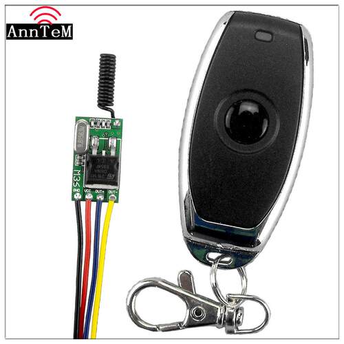 Anntem12V24v36v电源遥控开关小微型电源通断电无线遥控开关模块