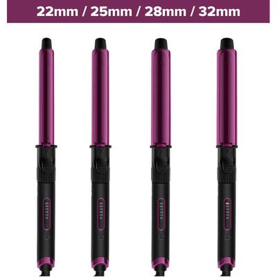 影楼专用360度旋转卷发棒夹片带转22/25/28/32mm女大波浪卷发器