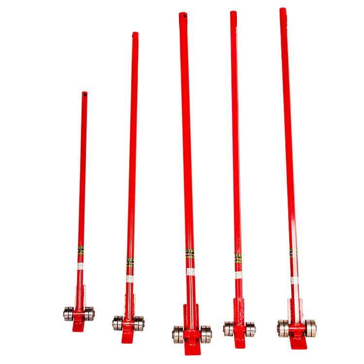 恒牛起重撬棒翘棍工具撬杠重型带轮子轴承滑轮3吨5吨撬棍设备省力