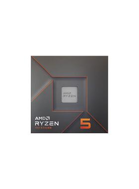 AMD锐龙七代 7000系列处理器 6核12线程AM5接口R5 7600X 盒装CPU