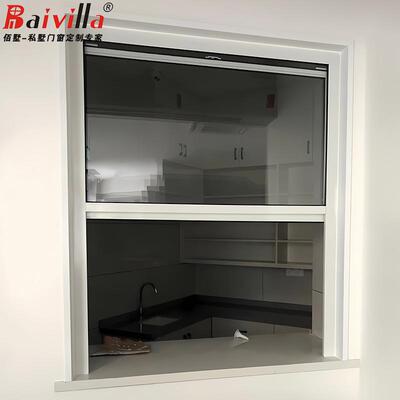 美式客金厅上下提设拉窗卧室铝合推拉窗房断厨桥铝悬窗BVT23172隔