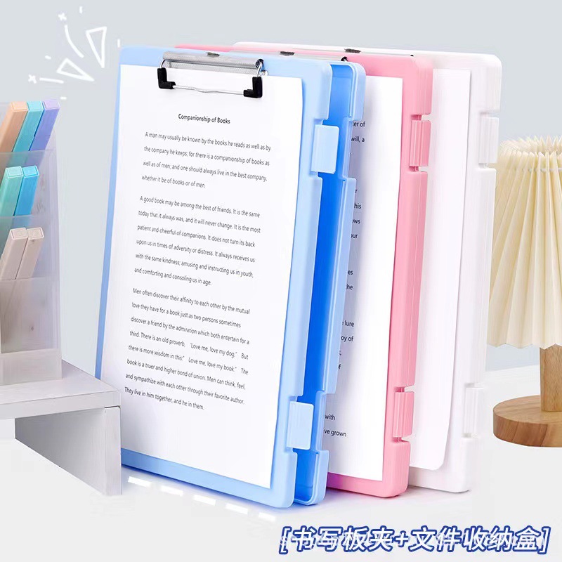 ins化妆品文具盒莫兰色系试卷夹