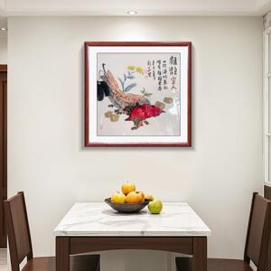 杂粮宜人名家手绘国画 画真迹 新中式饭厅挂画 画背景墙装饰画 画