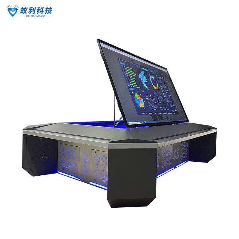 电子沙盘数字AR互动智能升降LED触控屏智慧交通监控展厅商用显示