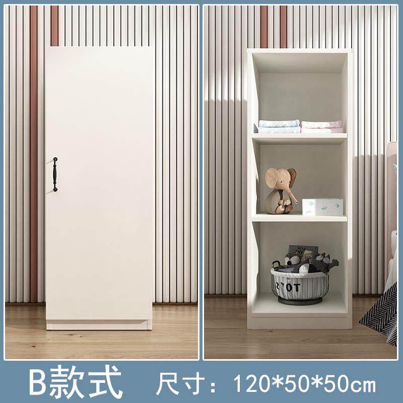 高档实木代板式单门衣约童柜儿衣柜收纳柜现简租房经济型立柜窄衣