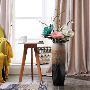 景德镇落地瓶干枝插花瓶 礼品 落地花瓶复古生态瓶乔迁新婚