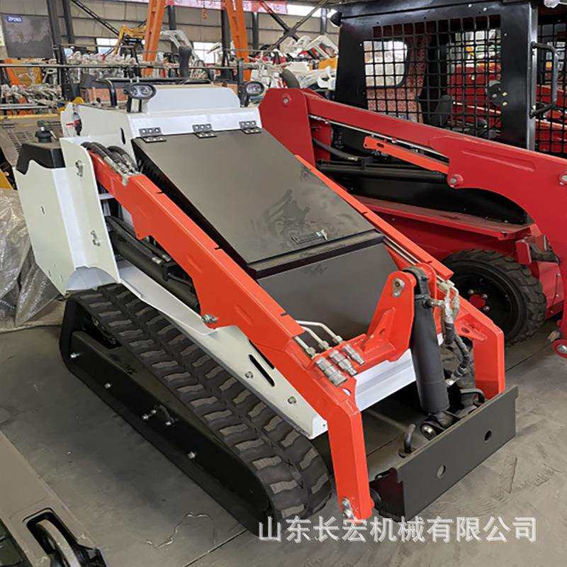 微型站立式滑移装载机室内可用履带式轮式原地转向全轮驱动装载机