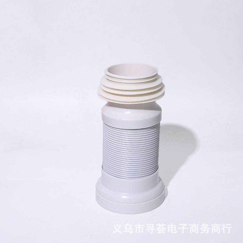 新款短加厚马桶墙排式排污管侧后排连接管坐便器软管可伸缩排水管