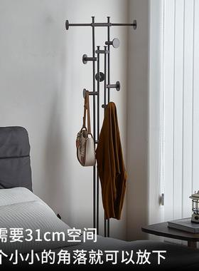 意不式石衣架21429落地帽架轻奢家用入户门衣口卧室单杆锈钢大理