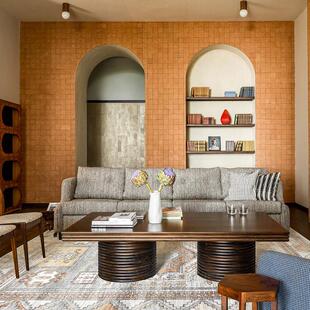 地毯客厅2024新款ins风覆古摩洛哥藏毯轻奢高级感沙发卧室床边垫