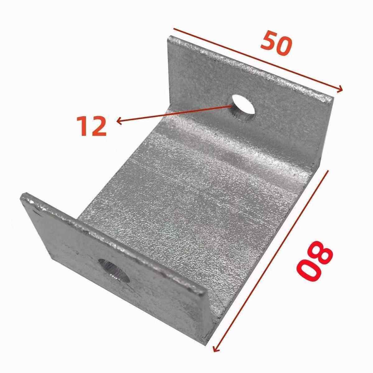 镀锌槽钢吊耳金属加厚C型钢调节器U型钢板切断冲孔吊杆管道连接