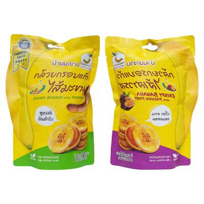 泰国711Tamarind House 酸角罗望子百香果夹心香蕉片休闲零食