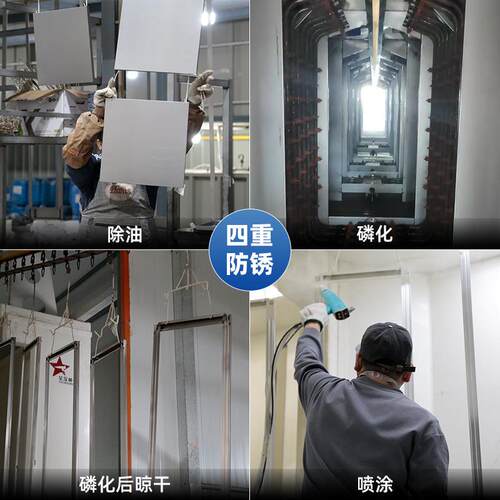 钢制四锁更门衣柜防铁皮员工宿舍01储物锈换衣柜无尘车间多门带鞋