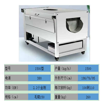 土豆去皮机商用全自动大小型红薯马铃薯萝卜姜芋头毛辊清洗脱皮机