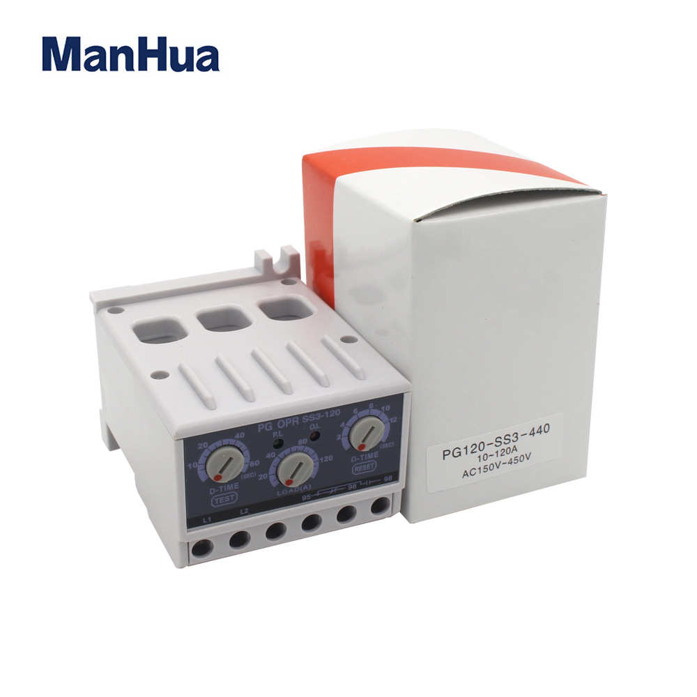 PG OPR SS3-120 10-120A 电子过载继电器电机保护器热过载继电器