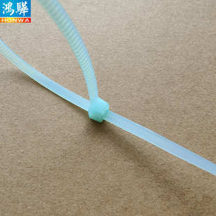 130度高温尼龙扎带规格5 电器用蓝色耐高温尼龙扎带4.8 250