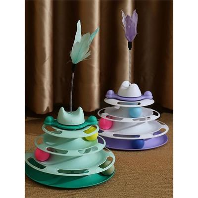 猫玩具自嗨解闷神器逗猫棒猫转盘球宠物猫咪猫猫幼猫小猫用品大全