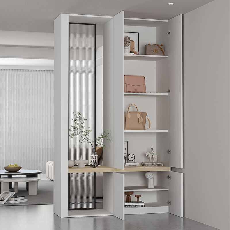 Ehd入户玄关柜鞋柜一体收纳柜简约现代客厅屏风隔断轻奢高端鞋包