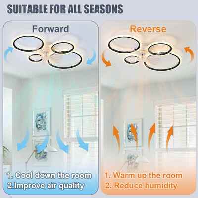 卧室风扇灯吸顶灯新款智能电扇灯客厅餐厅简约吊扇灯智能控制