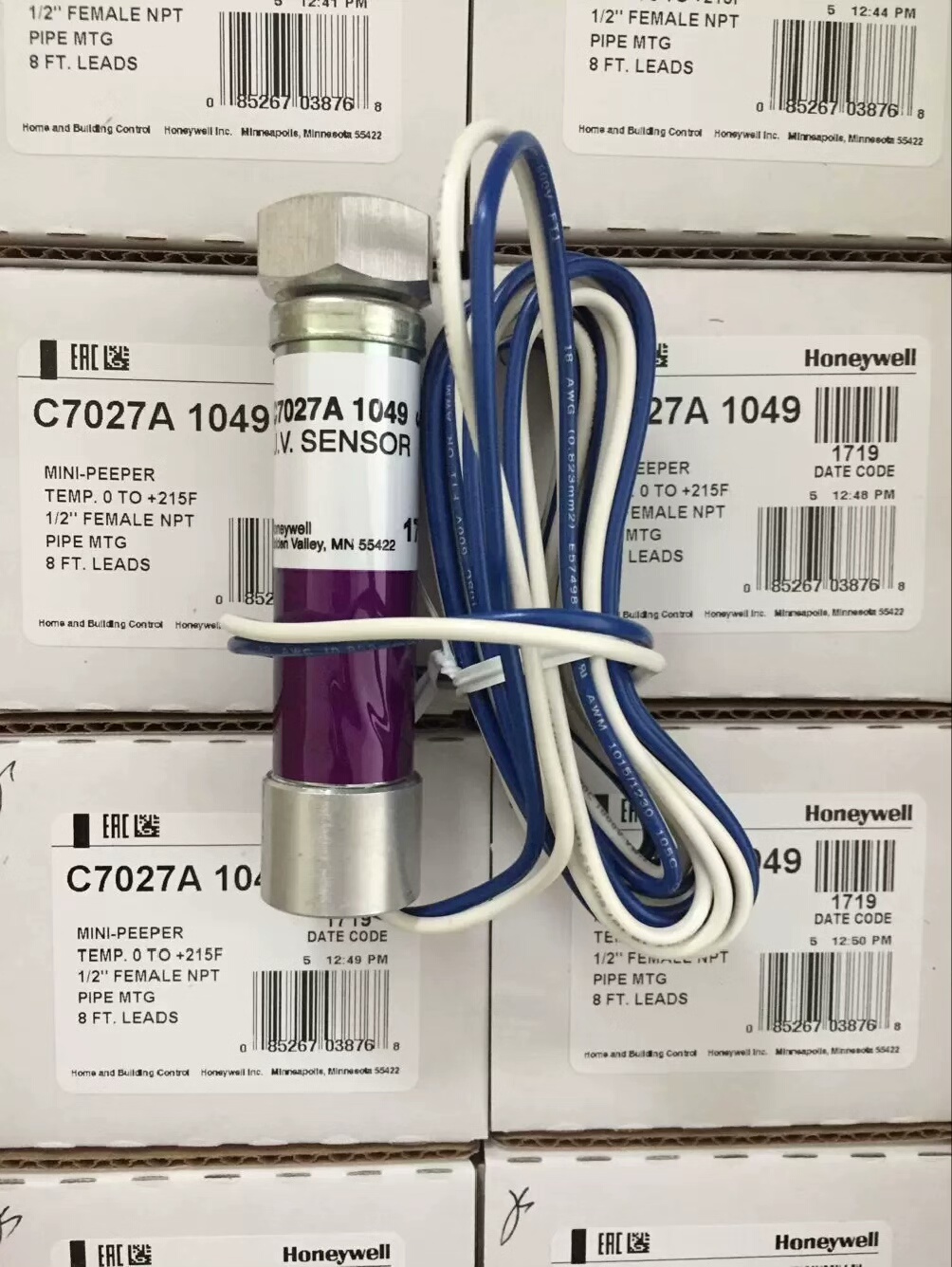 霍尼韦尔Honeywell火焰探测器C7027A1072 C