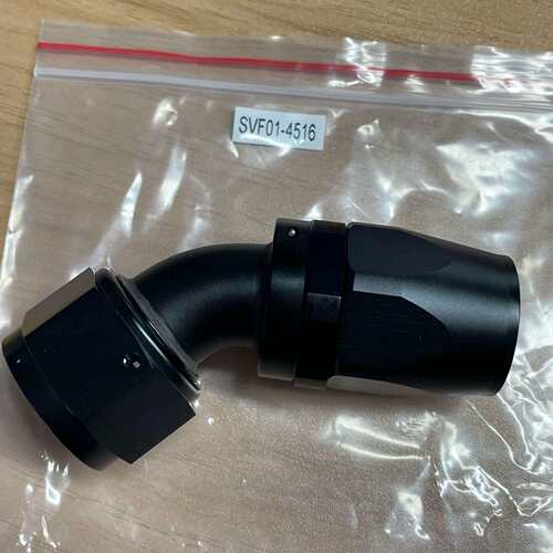 45°旋转软管接头汽车改装配件油管黑色油管油冷器赛车改装AN16