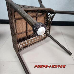厂家直销庭院椅子藤椅子粗高档防手工织藤椅编SUK家用防水单人椅