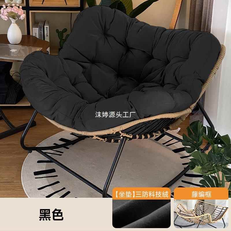 编藤鸟窝摇摇椅用可坐可躺懒人FCX摇椅阳台家闲藤椅铁艺双休摇摇