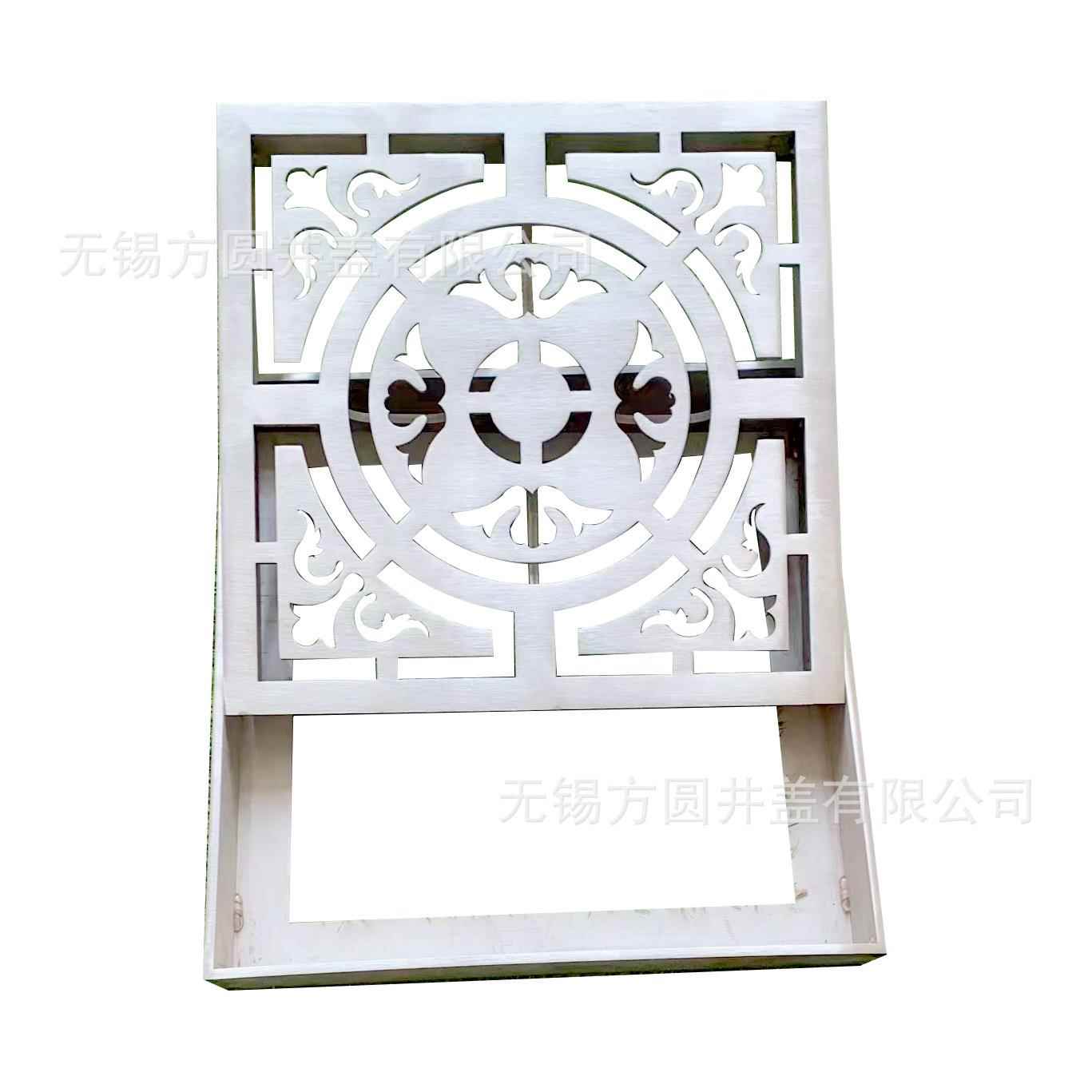 304锈钢装不子隐饰井盖方GVM形201下水道形污水井盖雨水篦排水沟