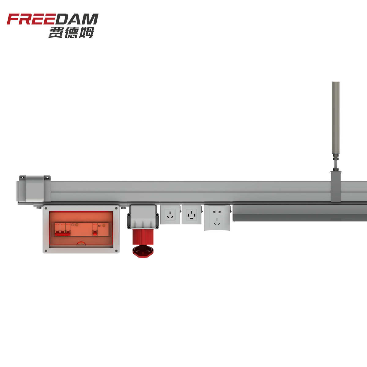 服装厂照明灯架 厂家直供车间供电照明母线槽 新型密集型母线