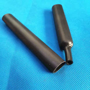 3倍带胶热缩管6.4mm双壁管防水绝缘保护套管黑色加厚透明代裁管