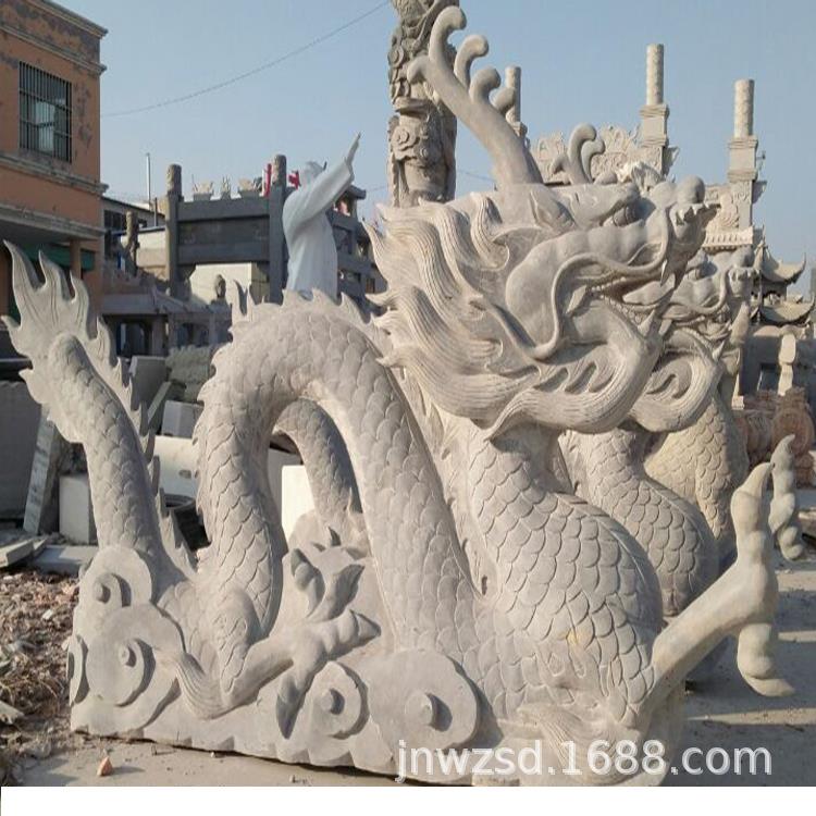 石材加工喷泉图片大全 景观喷水制作 石头雕刻吐水龙价格