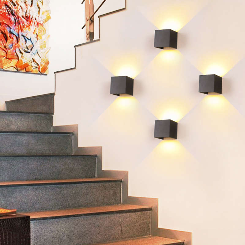 户外壁灯防水室外花园别墅庭院灯外墙灯楼梯阳台浴室格栅设计壁灯