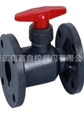 Q41F-10SDN150手动塑料法兰球阀PVC法兰球阀