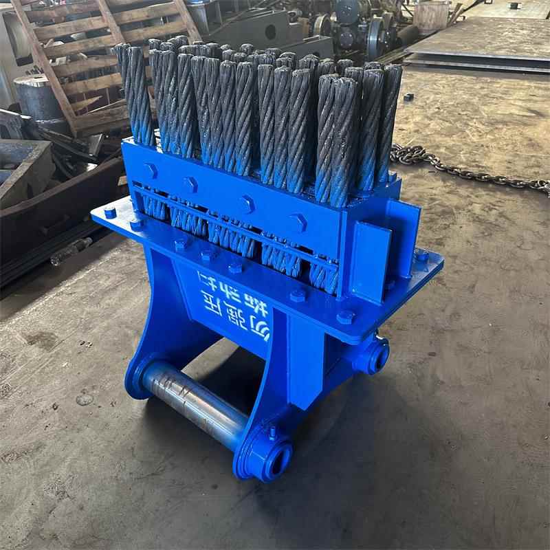 隧道用仰拱清渣器 挖机钢刷厂家 隧道金刚刷高效快隧道清洗机