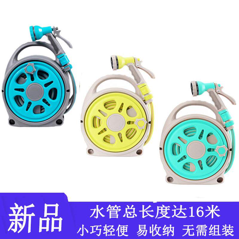 水管车套装 迷你水管车 洒水器汽车水枪伸缩水管花园水管浇花洗车