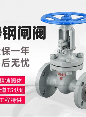 Z41H-16C 铸钢法兰闸阀 蒸汽高温阀门2寸3寸4寸 DN50 DN80 DN100